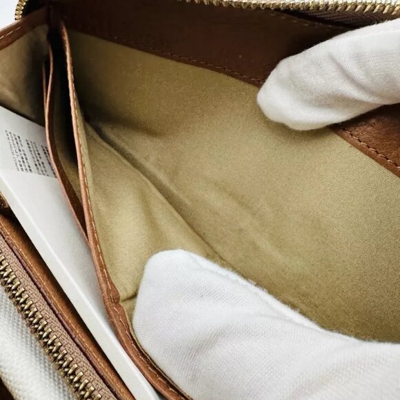 Chloe wallet leather Beige Georgia Auth - Picture 6 of 9